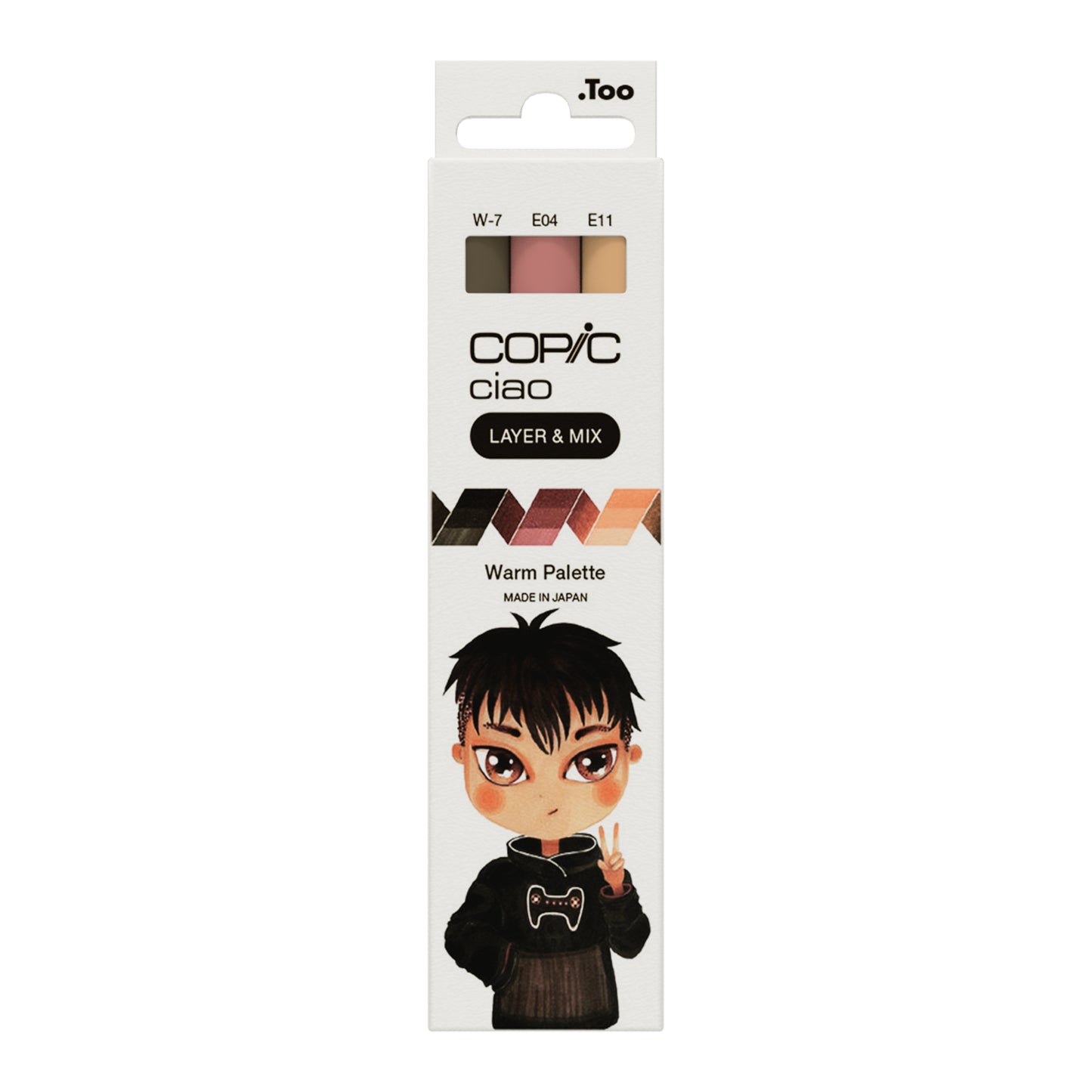 Copic Ciao 3 Layer & Mix Warm Palette